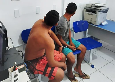 Membros de facção presos pela Decap na Vila Prainha