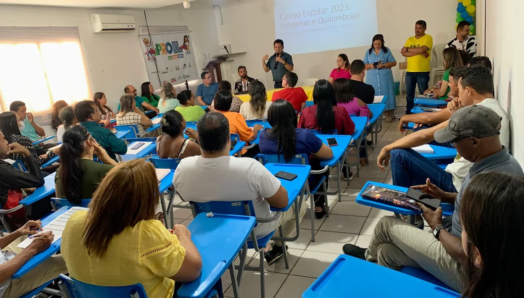 O encontro contou com a participação de profissionais das cidades de Esperantina, Batalha e Campo Largo do Piauí.