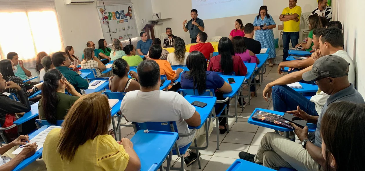 O encontro contou com a participação de profissionais das cidades de Esperantina, Batalha e Campo Largo do Piauí.