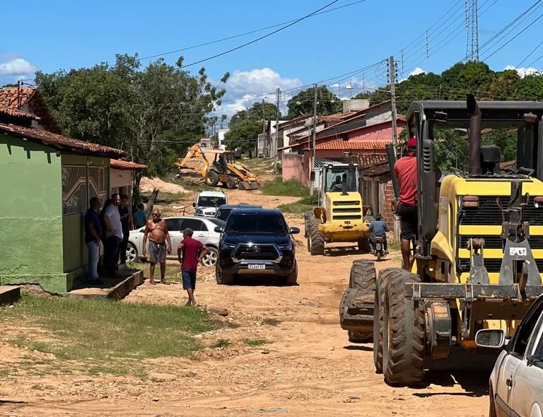 Obras da Prefeitura de Curimatá
