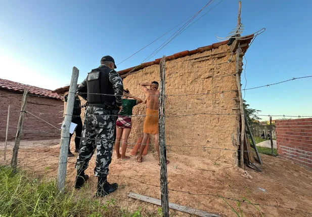 Operação contou com o apoio da Polícia Militar