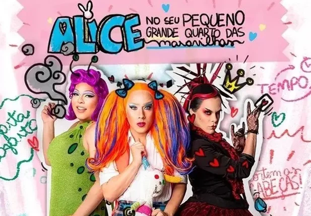 Peça "Alice no seu pequeno grande quarto das maravilhas"