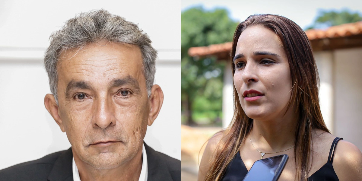 Pedro Calisto e a vereadora Elzuila Calisto