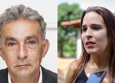 Pedro Calisto e a vereadora Elzuila Calisto
