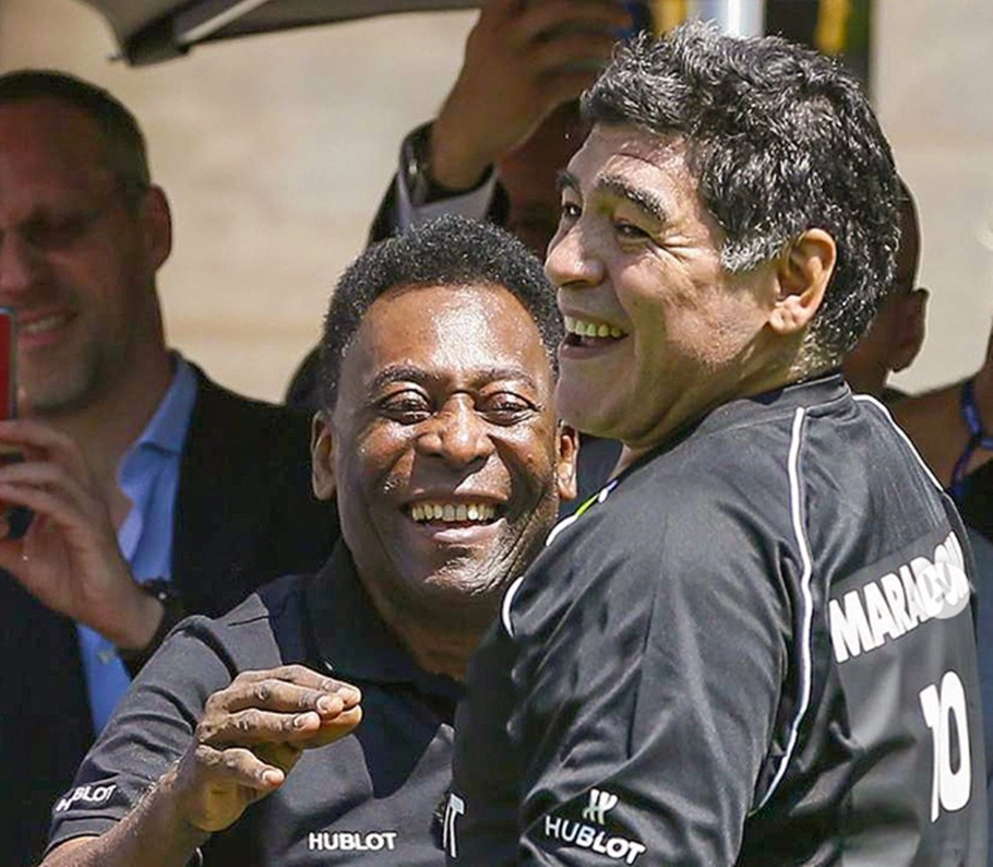 Pelé e Maradona