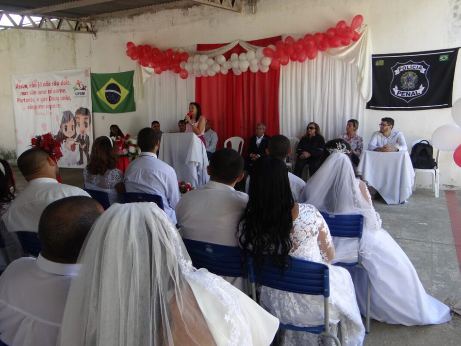 Penitenciária Irmão Guido realiza casamento comunitário