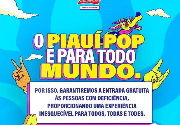 Piauí Pop acontece nos dias 04 a 08 de julho