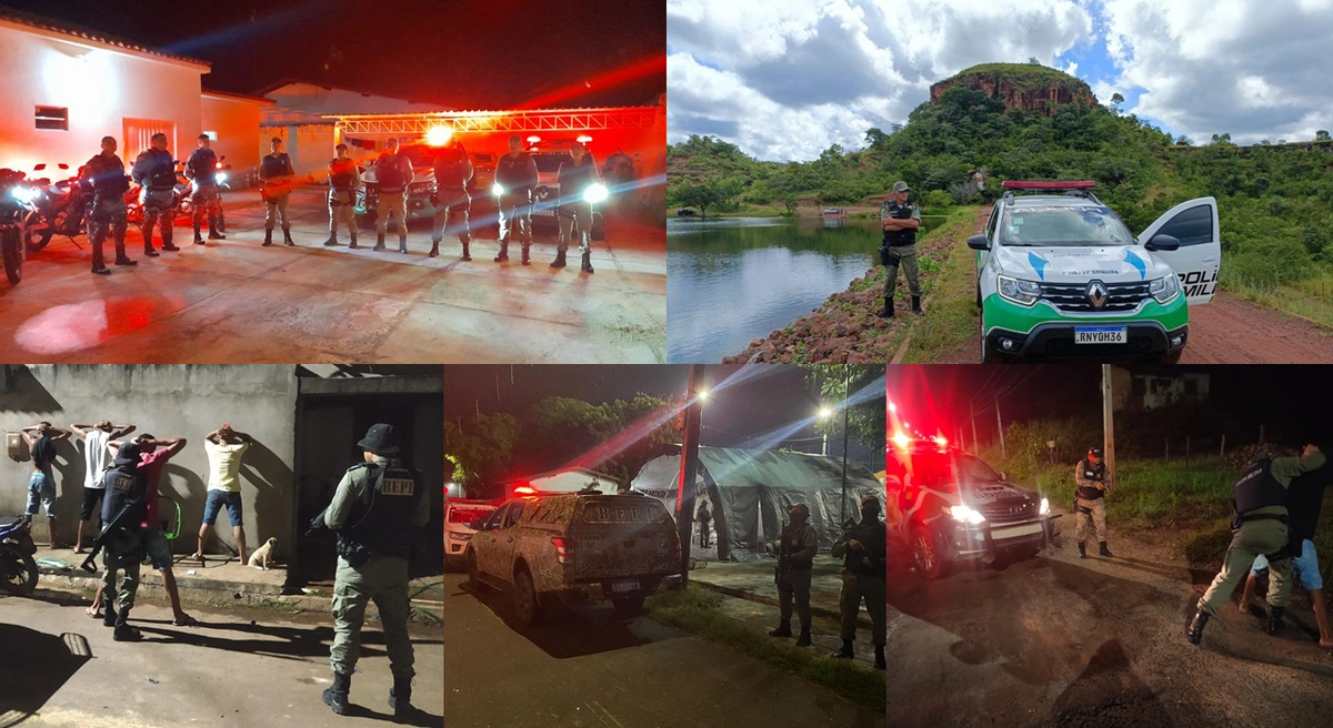PM durante a Operação Trabalhador Seguro
