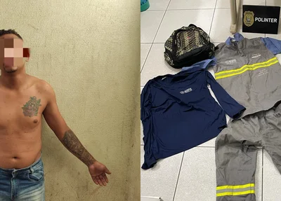 Polícia apreendeu fardamento da Equatorial na casa do acusado