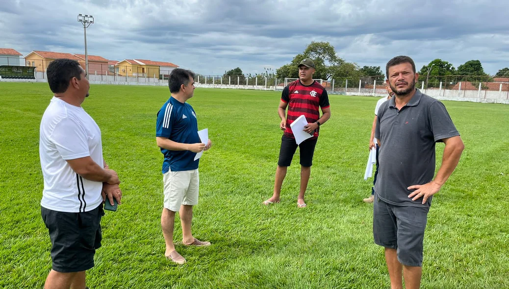 Prefeitura de Bom Jesus faz intervenções no Estádio Municipal