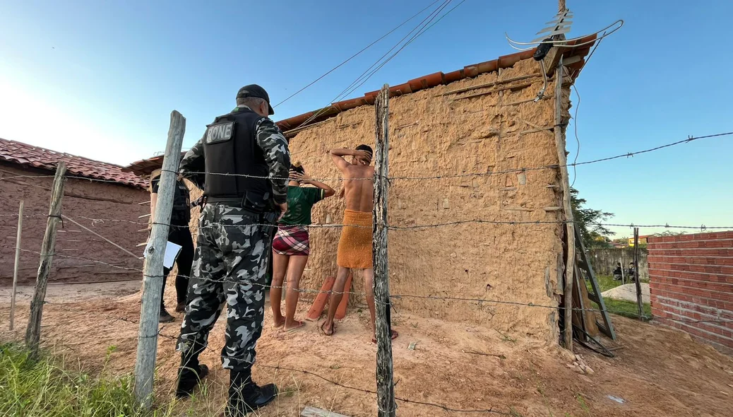 Presos na operação