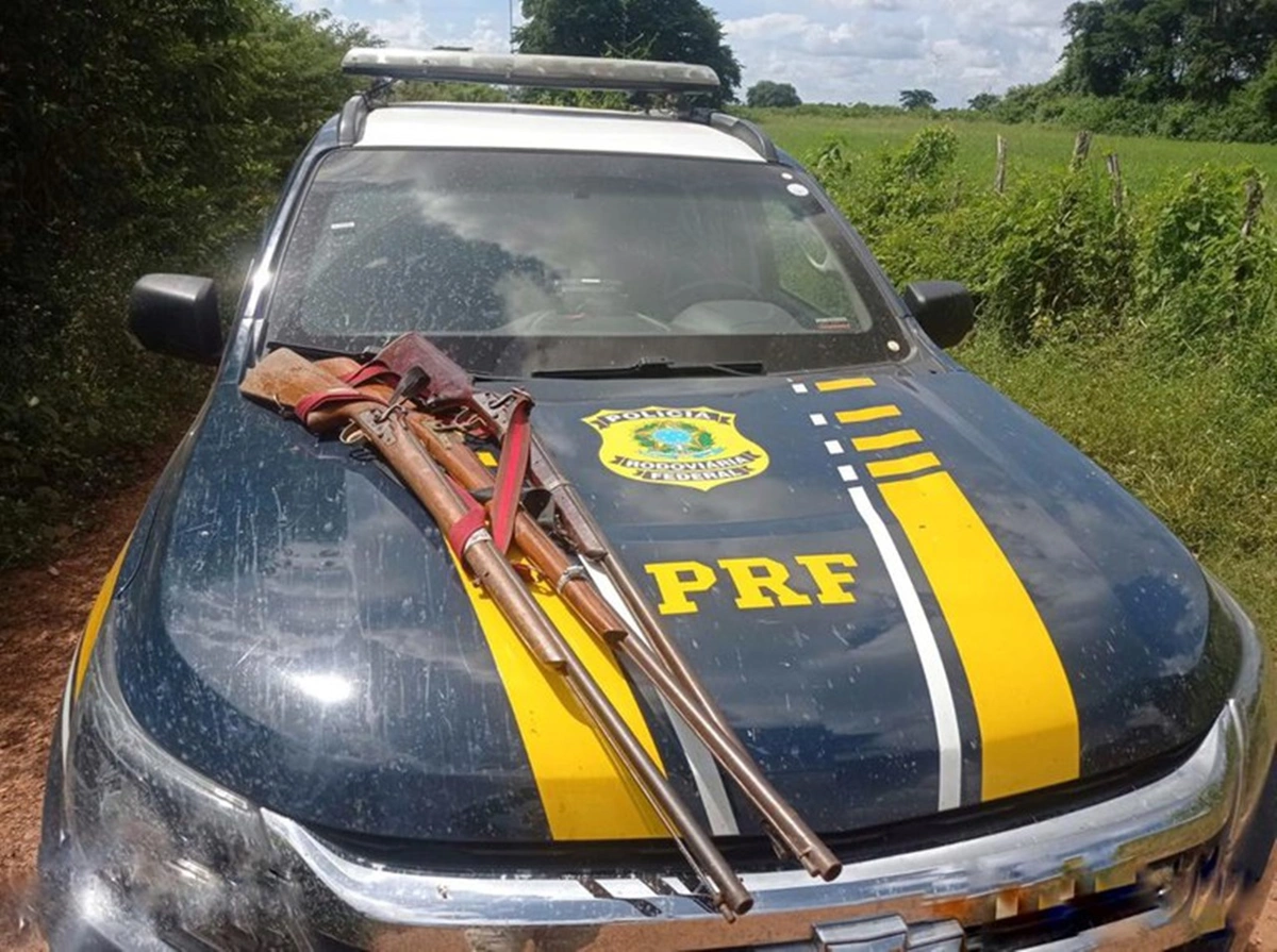PRF apreende armas em Joaquim PIres