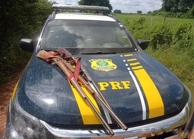 PRF apreende armas em Joaquim PIres