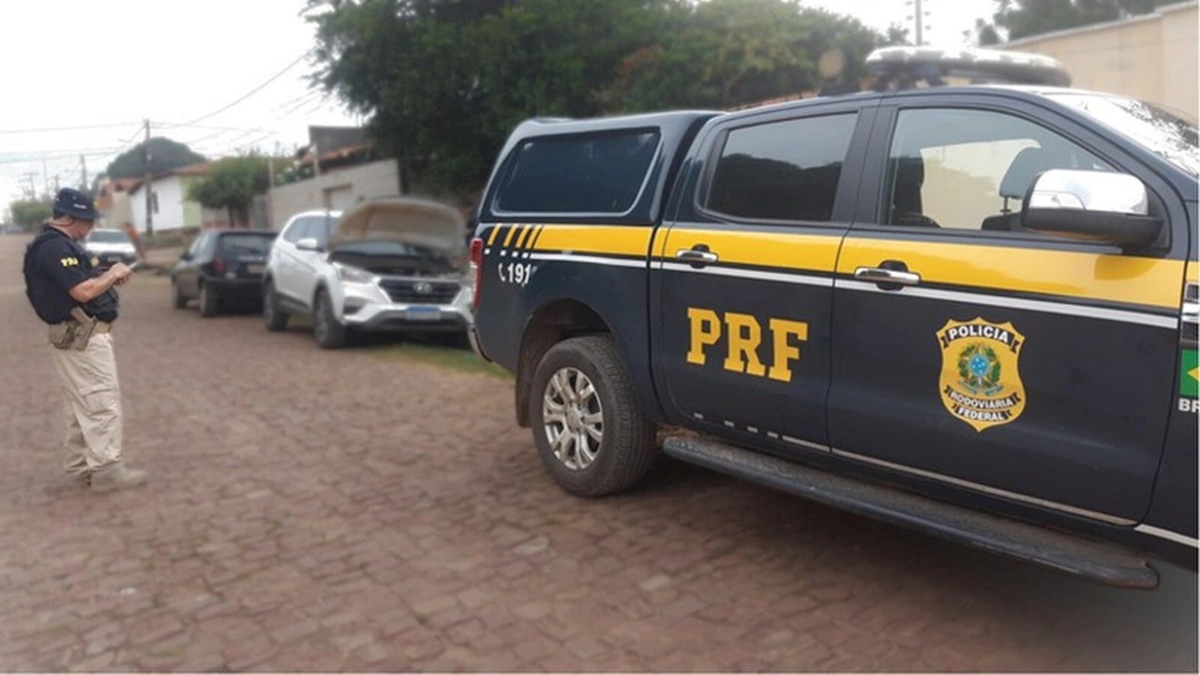 PRF apreendeu em Timon carro roubado do Rio Grande do Norte