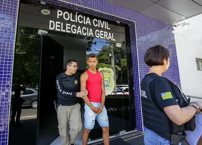 Prisão do estelionatário Paulo Vitor de Jesus Rodrigues