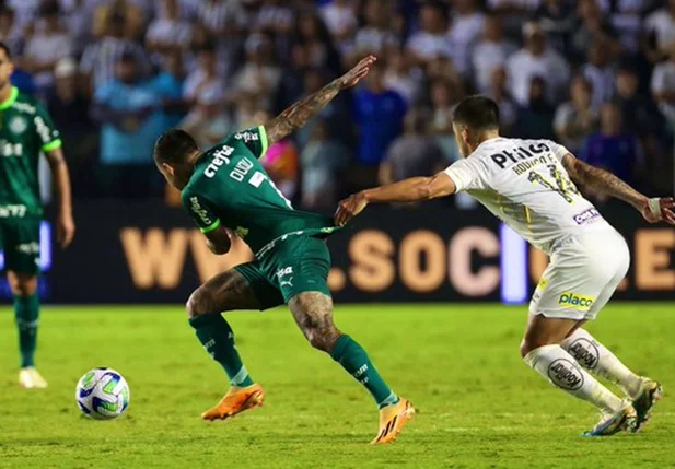Santos e Palmeiras empatam na Vila Belmiro