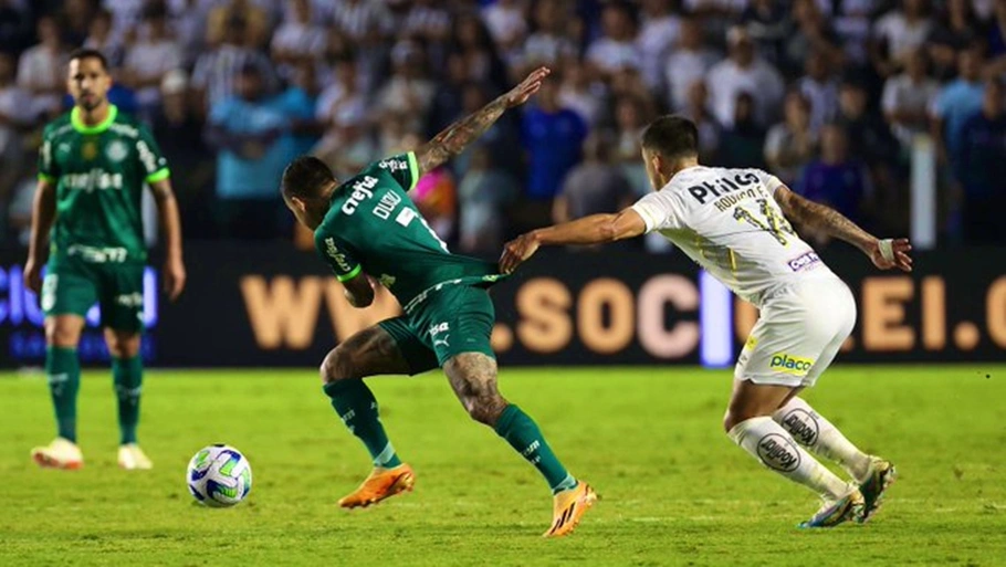 Santos e Palmeiras empatam na Vila Belmiro