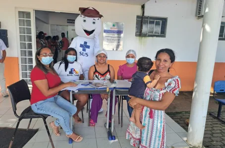 Sesapi realiza ação do Dia D de Vacinação contra Influenza e Covid-19 em Nazária
