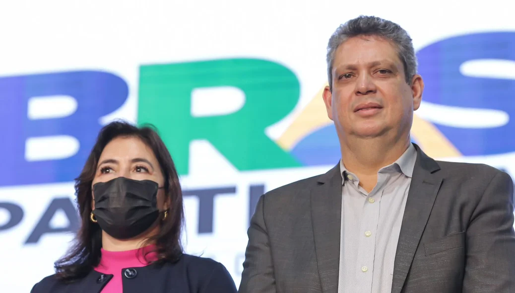 Simone Tebet e Márcio Macêdo