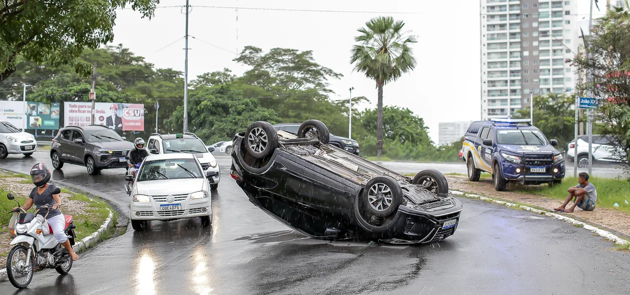 Trânsito ficou lento na região