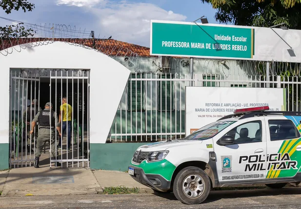 Uma guarnição da Companhia Independente de Policiamento Escolar atendeu a ocorrência