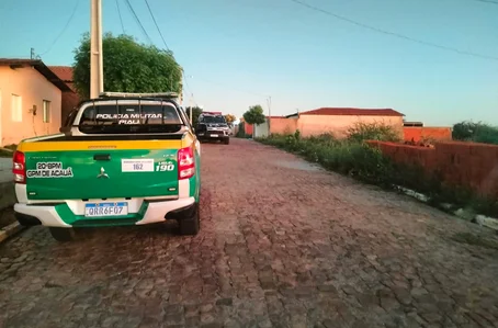 Viatura do Grupamento Policial Militar de Acauã