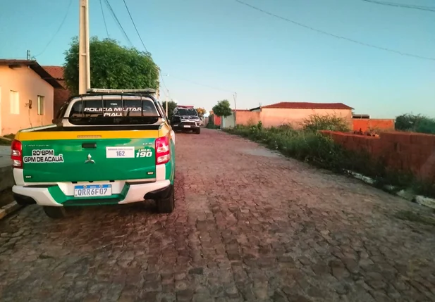 Viatura do Grupamento Policial Militar de Acauã