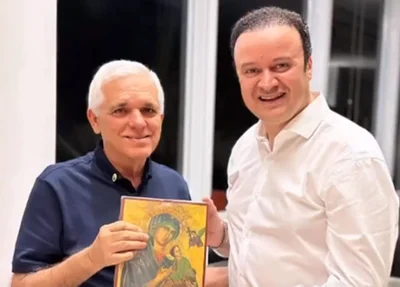 Vice-governador Themístocles Filho e o médico Paulo Márcio