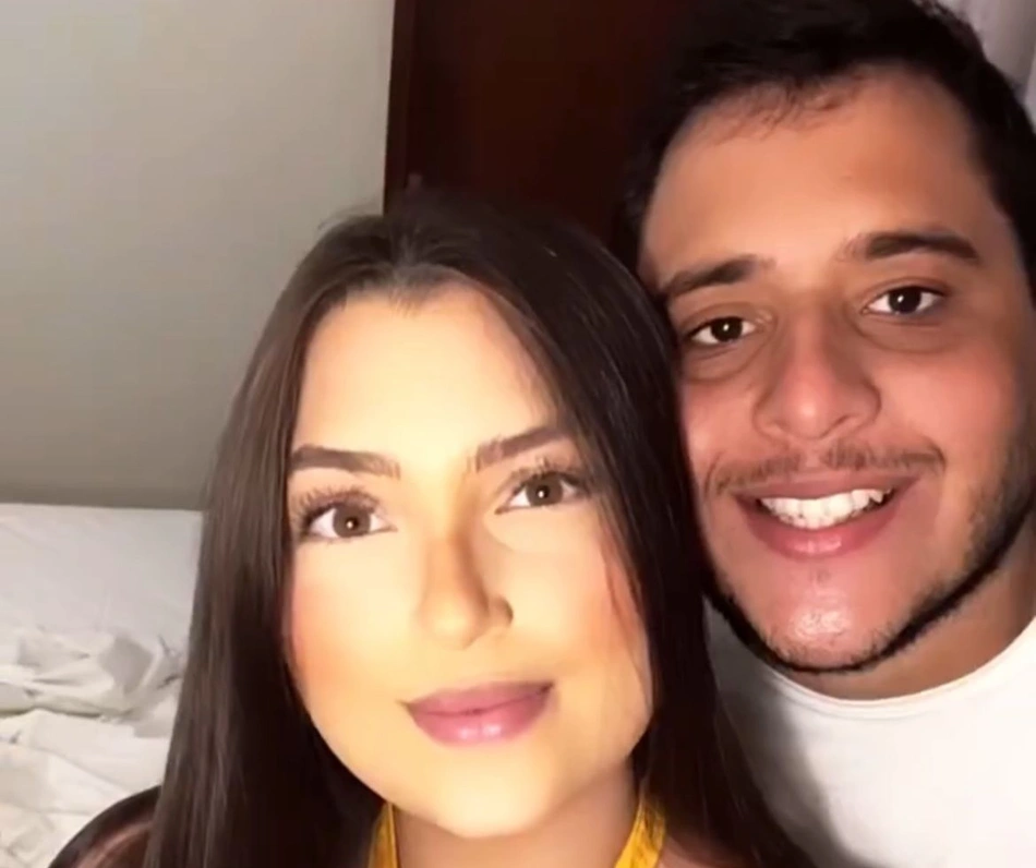 Victória Soares e o agressor Matheus
