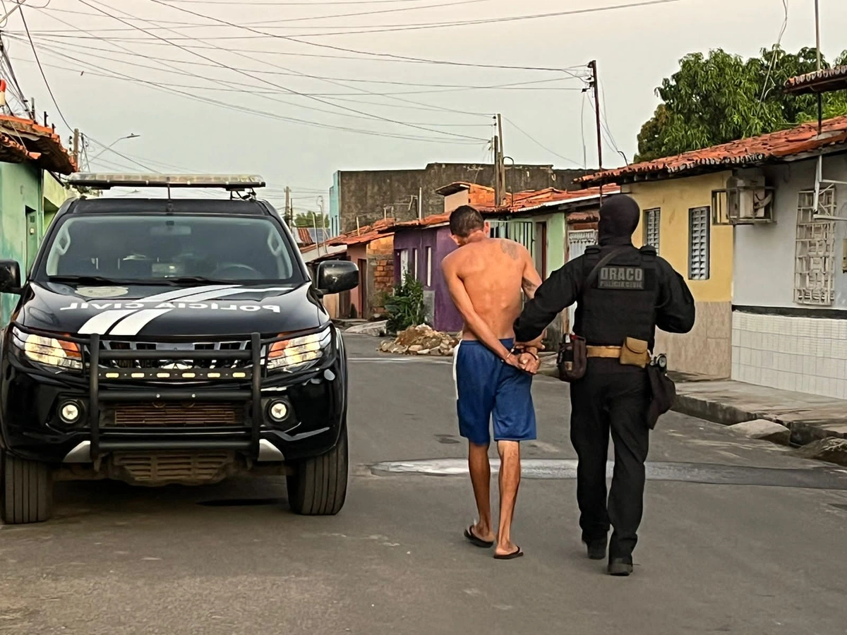 Ação policial do DRACO na zona norte de Teresina