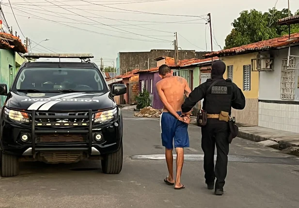 Ação policial do DRACO na zona norte de Teresina
