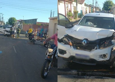 Acidente entre carros na zona sudeste de Teresina