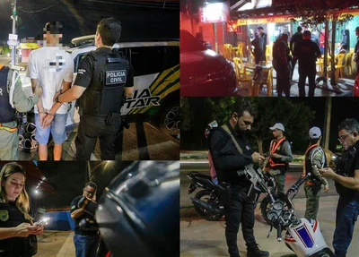 Ações durante blitzen da Operação Teresina Segura
