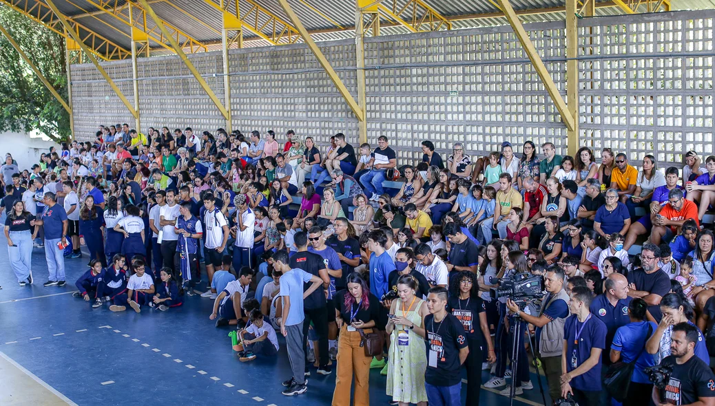 Amigos e familiares dos atletas