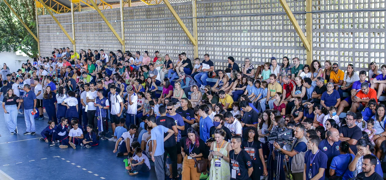 Amigos e familiares dos atletas
