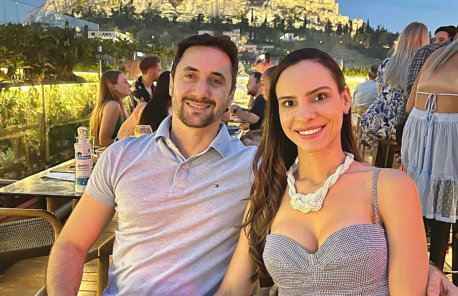 Arcedino Concesso Pereira Filho e Juliana Concesso