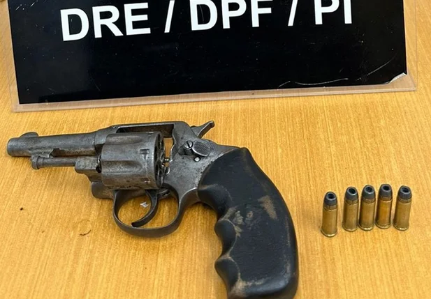 Arma apreendida pela PF
