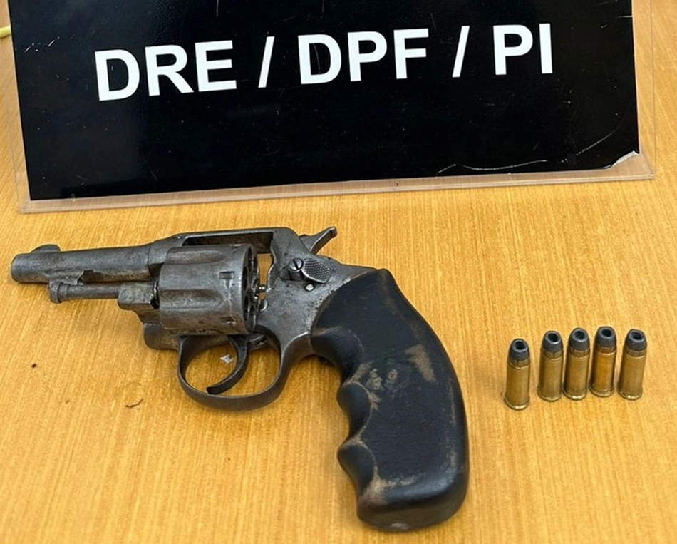 Arma apreendida pela PF