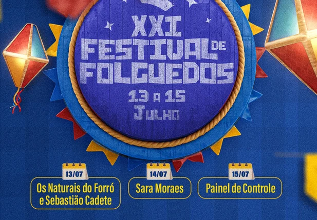 Banner do XXI Festival de Folguedos de União
