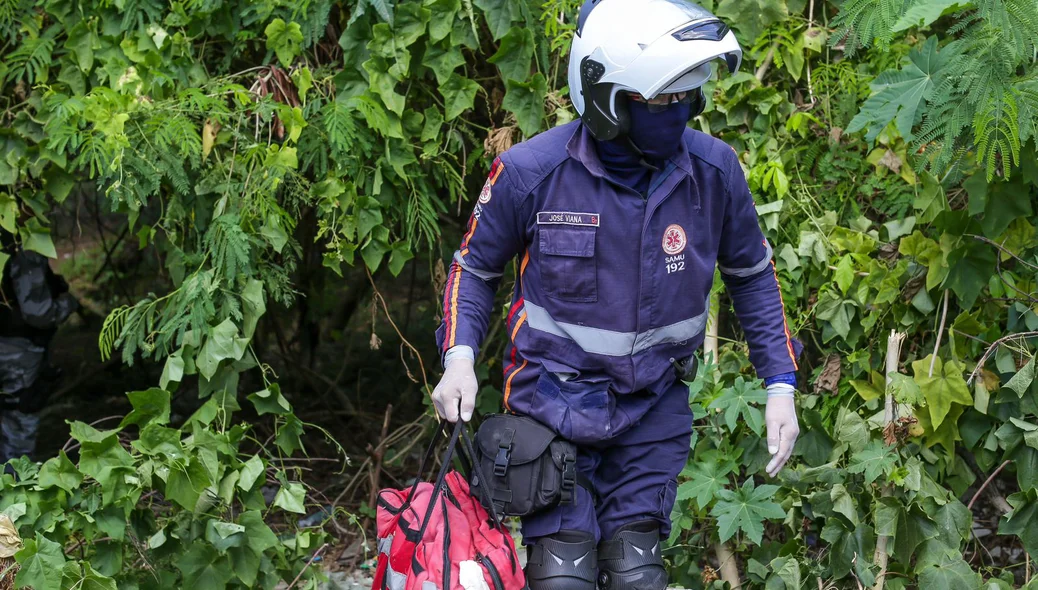 Bombeiros compareceram para o resgate