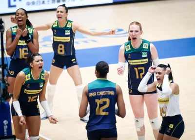 Brasil vence por 3 sets a 0 a Holanda na Liga das Nações