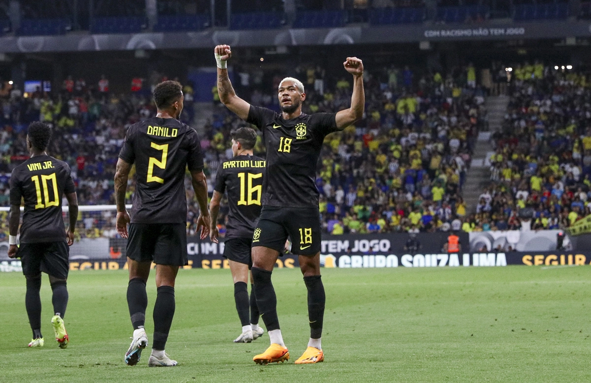 Brasil venceu Guiné por 4 a 1 no último sábado (17)