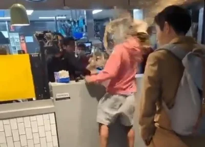 Briga no McDonald's Austrália