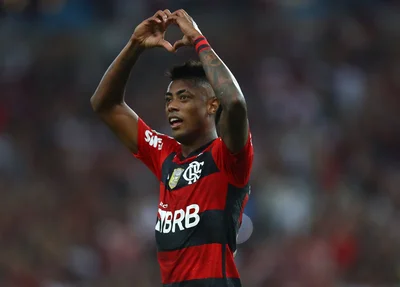 Bruno Henrique marcou o último gol do Flamengo em cima do Grêmio