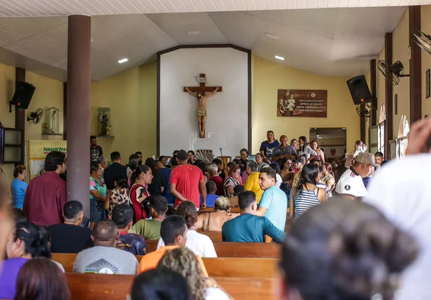 Capela Santo Antônio De Pádua, onde ocorreu o velório das vítimas do duplo homicídio em Luís Correia