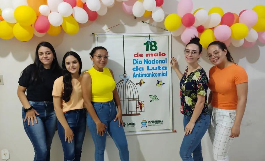 Caps de Esperantina realiza ação ao Dia Nacional da Luta Antimanicomial