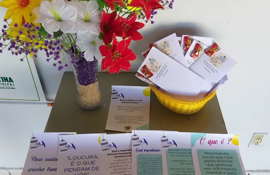 Caps de Esperantina realiza ação ao Dia Nacional da Luta Antimanicomial