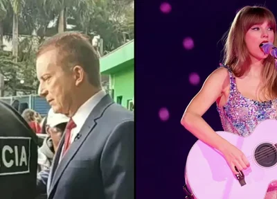 Celso Russomano foi à fila do show da Taylor Swift com 50 agentes