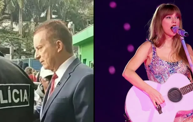 Celso Russomano foi à fila do show da Taylor Swift com 50 agentes