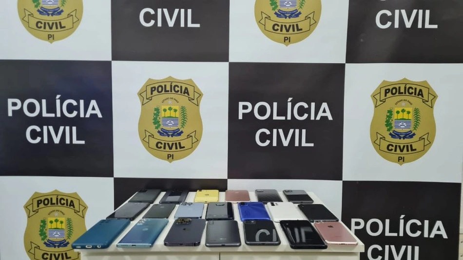 Celulares foram recuperados no Piauí e em outros Estados